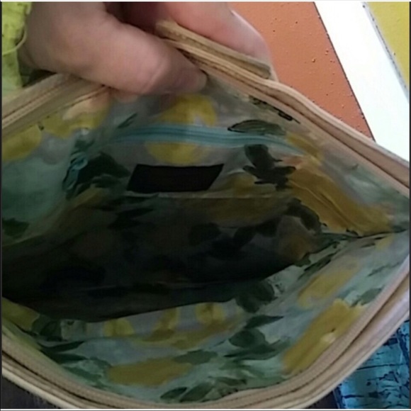 Hobo Madeline Glazed Leather Foldover Clutch